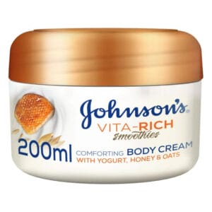 ‎Johnson's Body Cream Vita Rich Yogurt, Honey & Oats - 200 m
